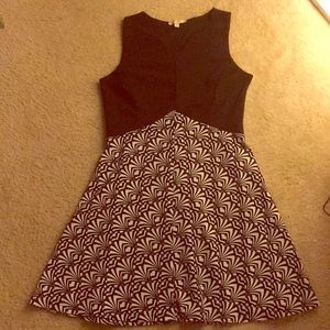 Petite medium black and white Haani dress